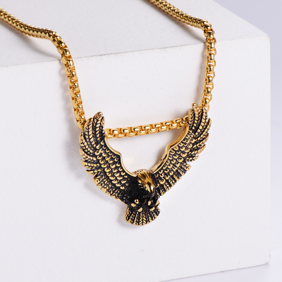 5:【Gold】with chain pendant