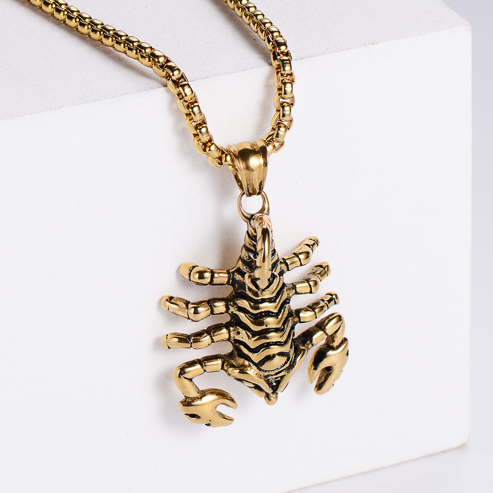 【Gold】with chain pendant