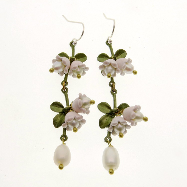 2:Lily of the Valley Long Freshwater Pearl