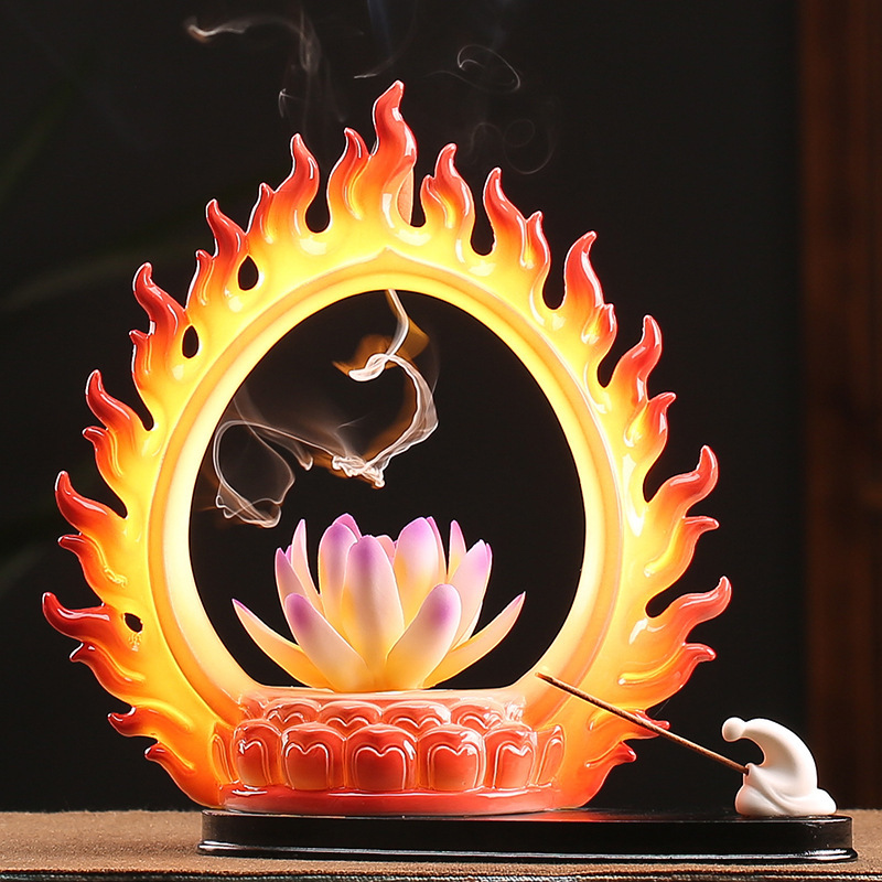 Holy Fire Buddha Light (Zen Model) Lotus 24*9.5*23cm