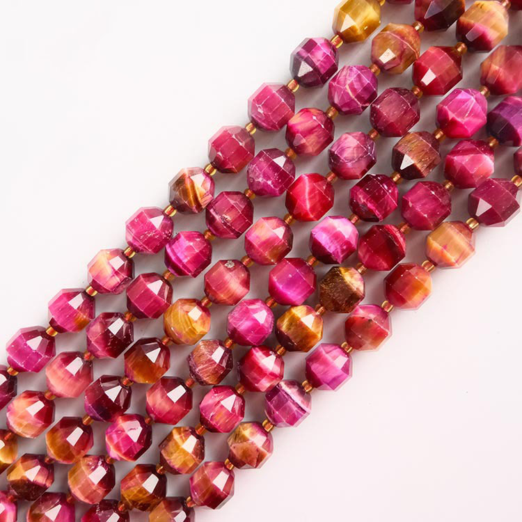 8:Rose Red Tiger Stone 12mm