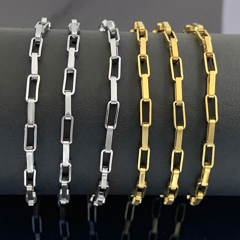 Long chain steel color 3mm