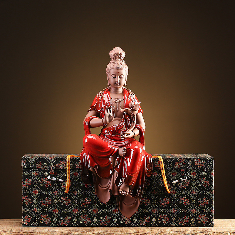 Avalokitesvara-Red 21*9.3*42.5cm