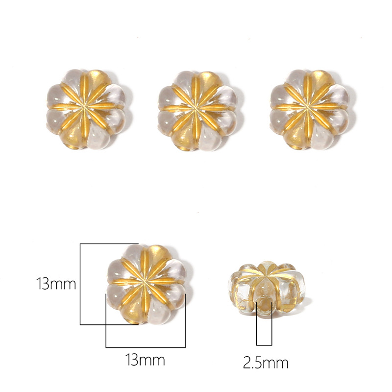 13mm eight-petal flower 40pcs/pack