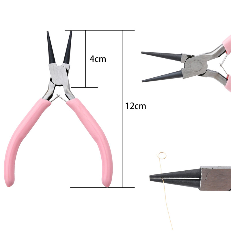120mm powder handle double round pliers