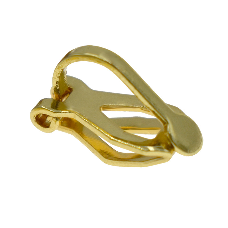 Triangle clip gold flat head without hanging