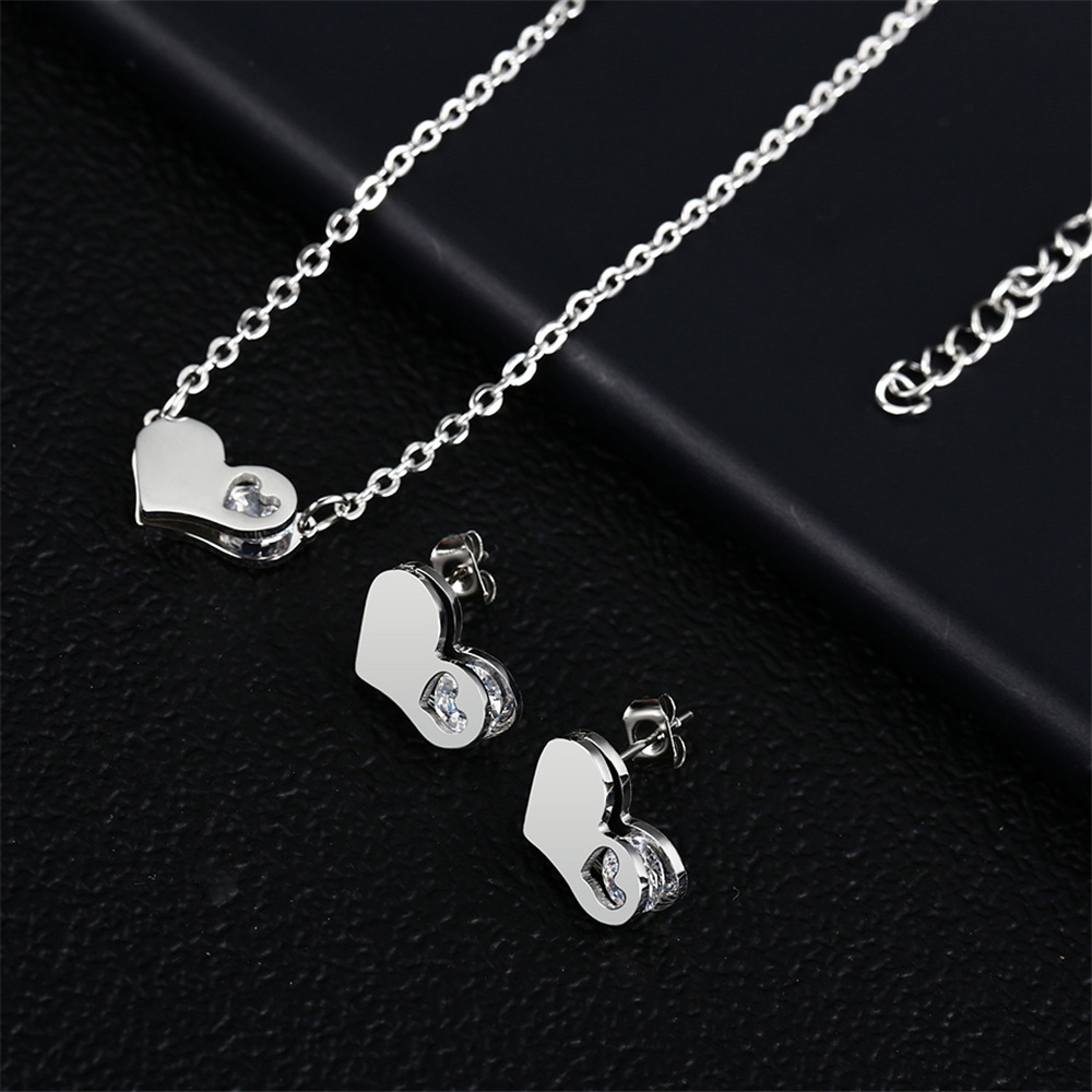 1:Silver Set with Chain