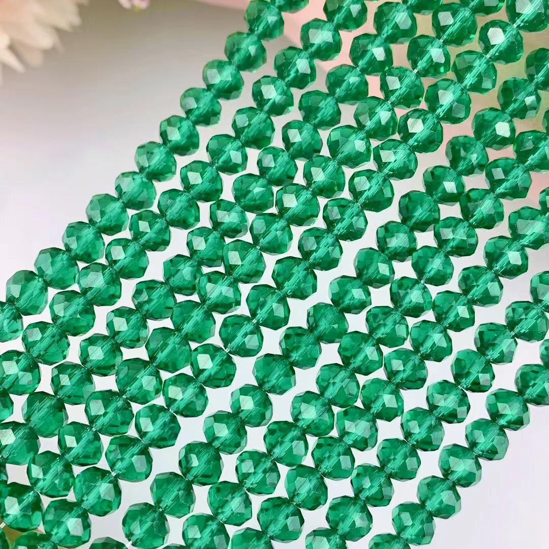Hole green 6mm about 98 pieces