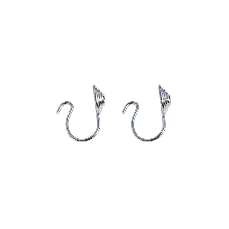 2:Mosquito coil ear clip platinum (send ear clip pad), 10x14mm
