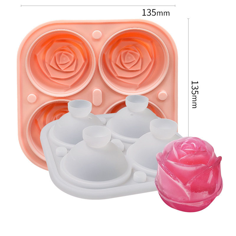 6:4 even rose ice mold - pink