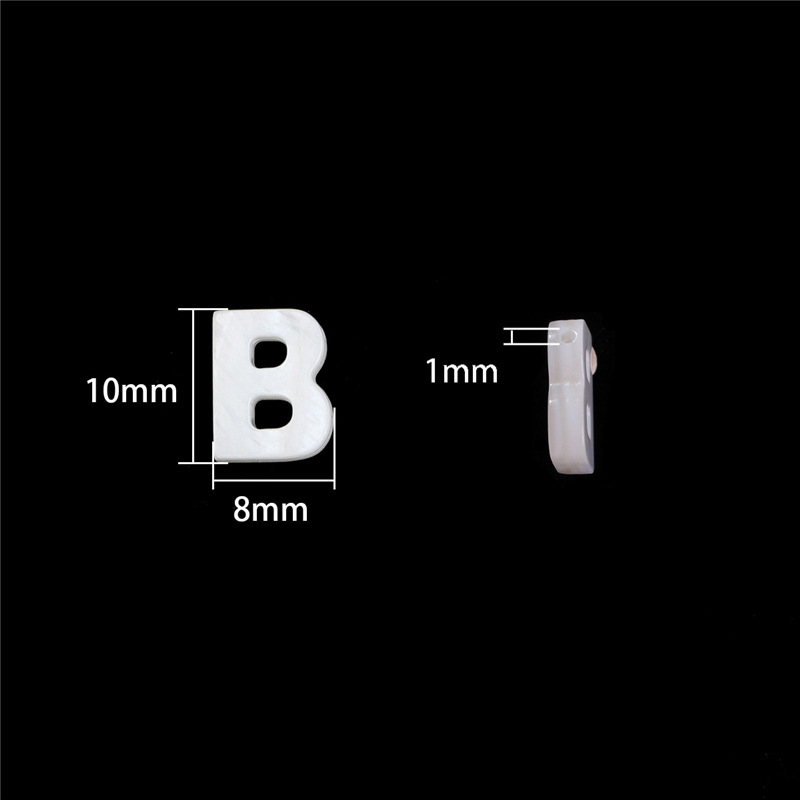 B letter 8x10mm