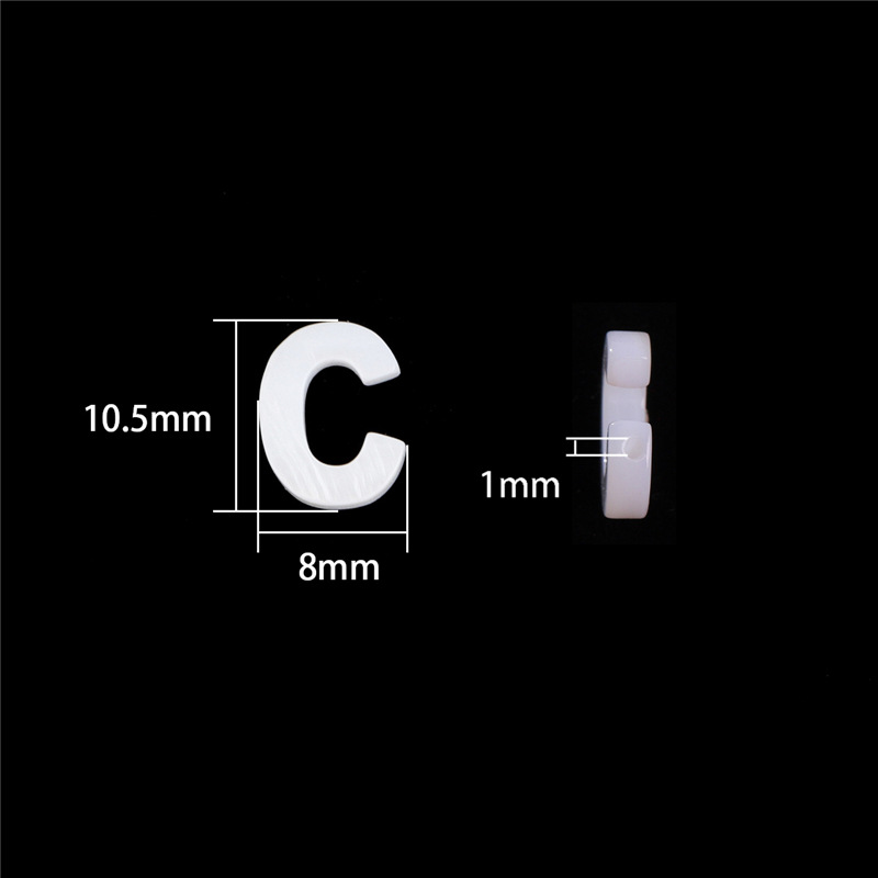C letter 8x10.5mm
