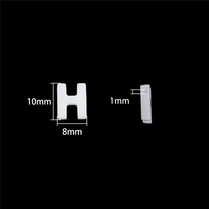 H letter 8x10mm