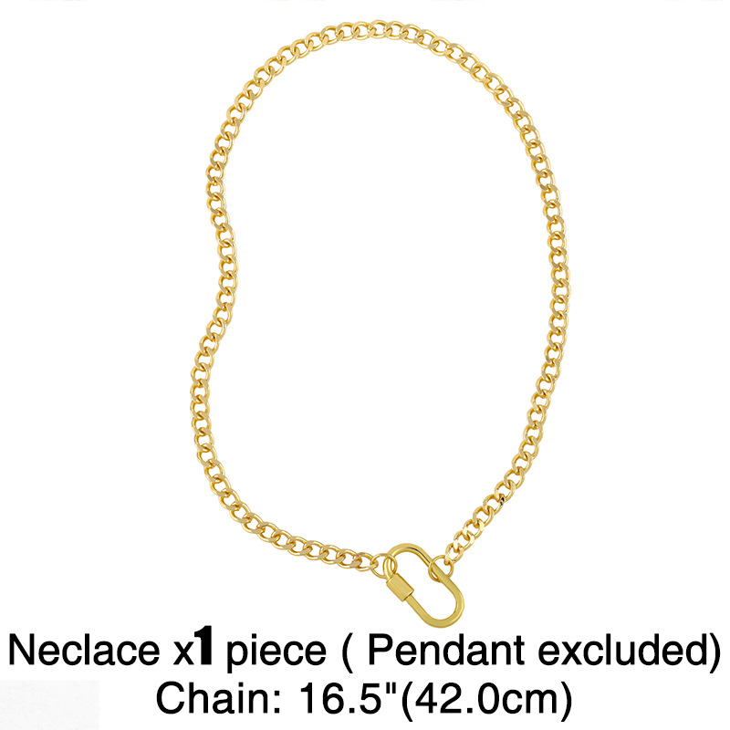 Chain Gold 42cm (without letters)