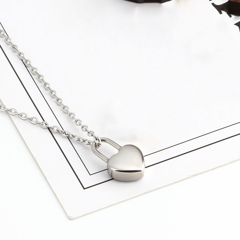 1:Steel necklace 45 5cm