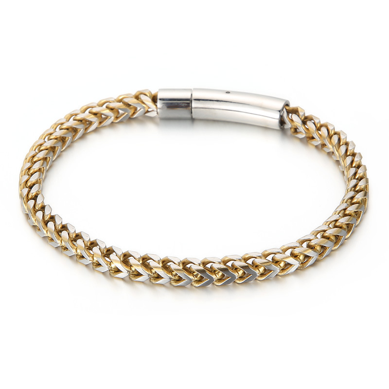 2:Gold bracelet 210*4mm