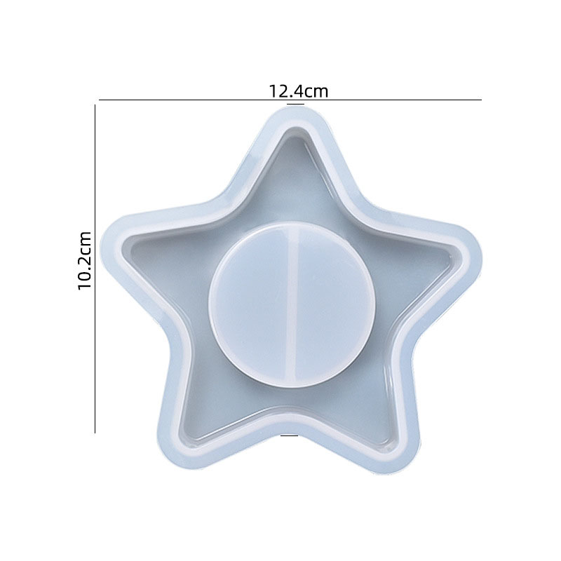 1:Star Candle Holder Silicone Mould
