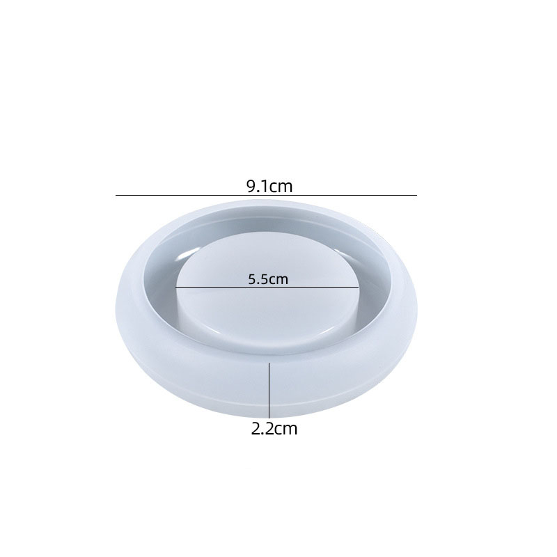 4:Round Candle Holder Silicone Mold