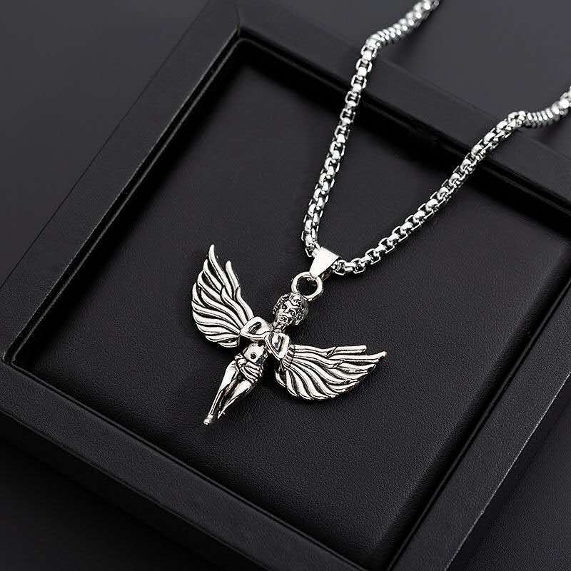 Single angel pendant