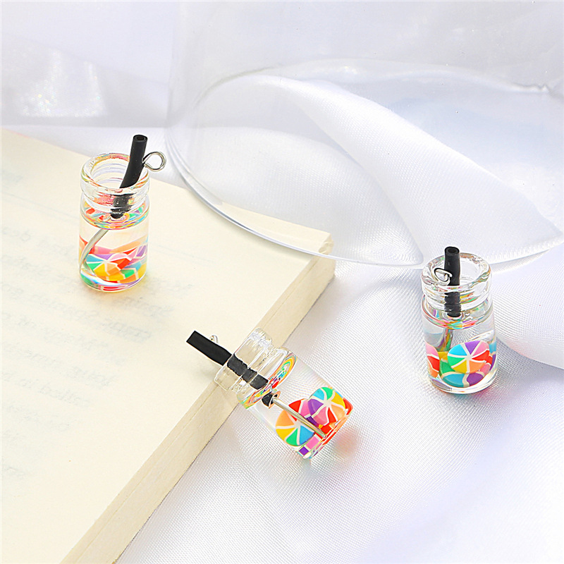 Fruit bottle color 18x10mm aperture 1.5mm6 pcs/pac