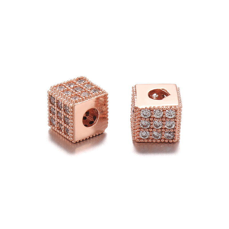 Rose gold and white diamond