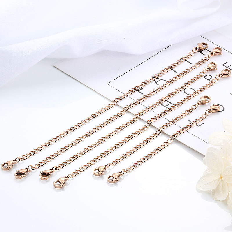 Rose gold Chain length 10 cm