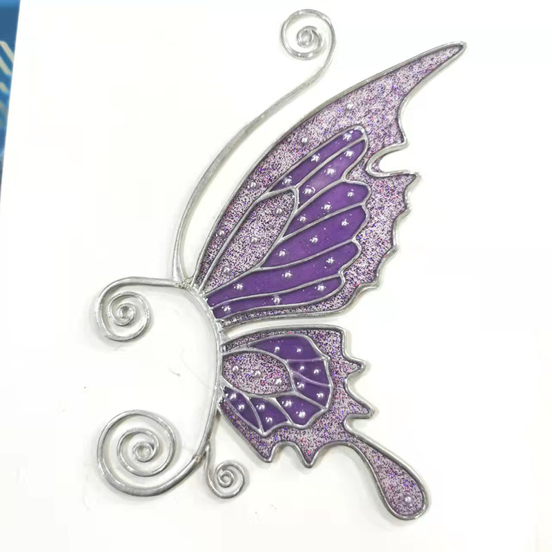 The purple butterfly