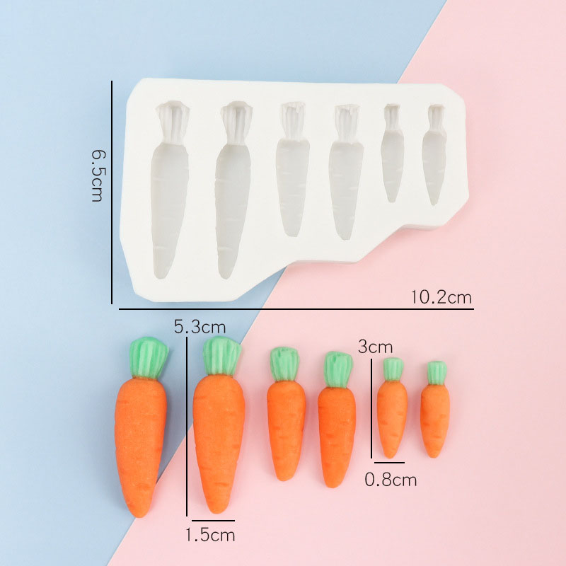 6 even carrots