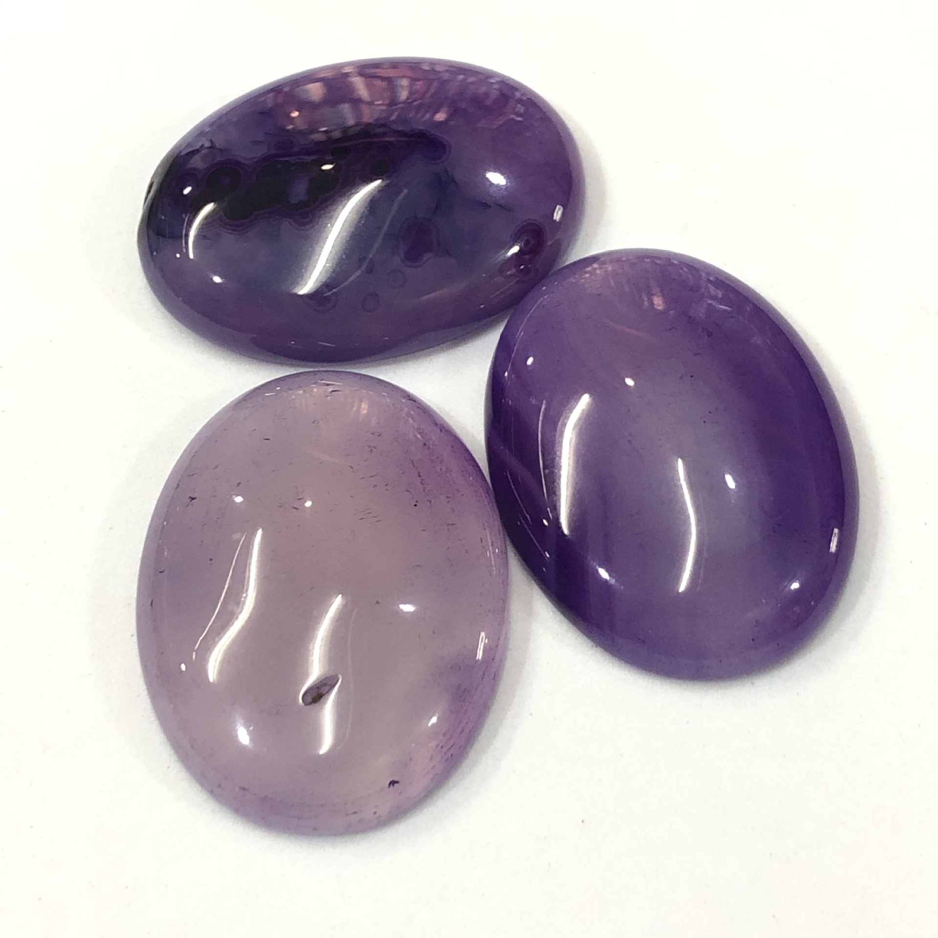 2 purple agate