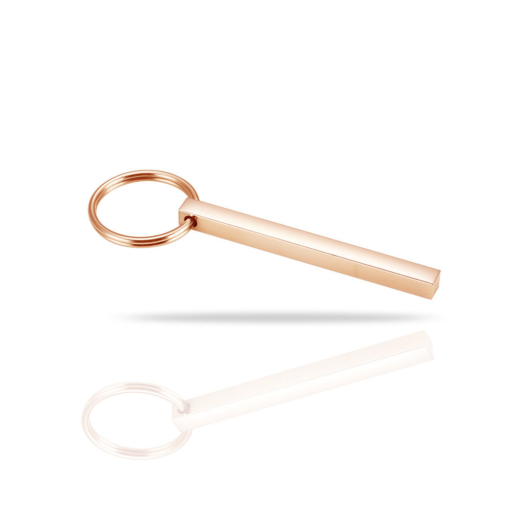 rose gold color plated,5x60mm