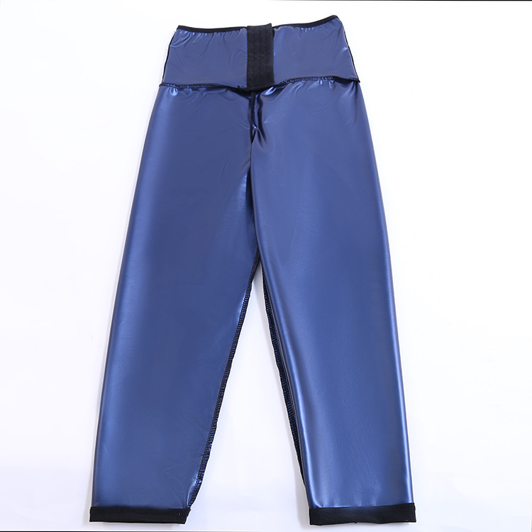 36256 full blue film coating PU nine pants