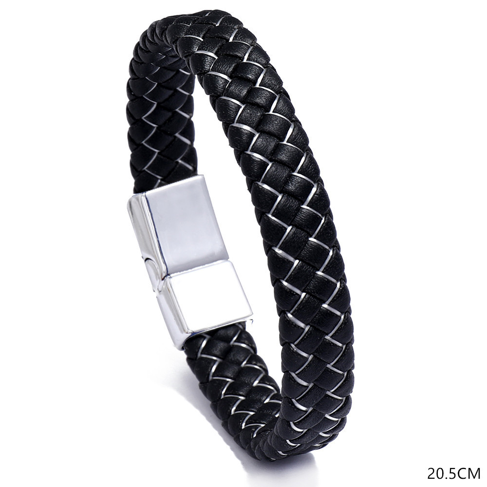3:Black and white   steel buckle 20.5cm