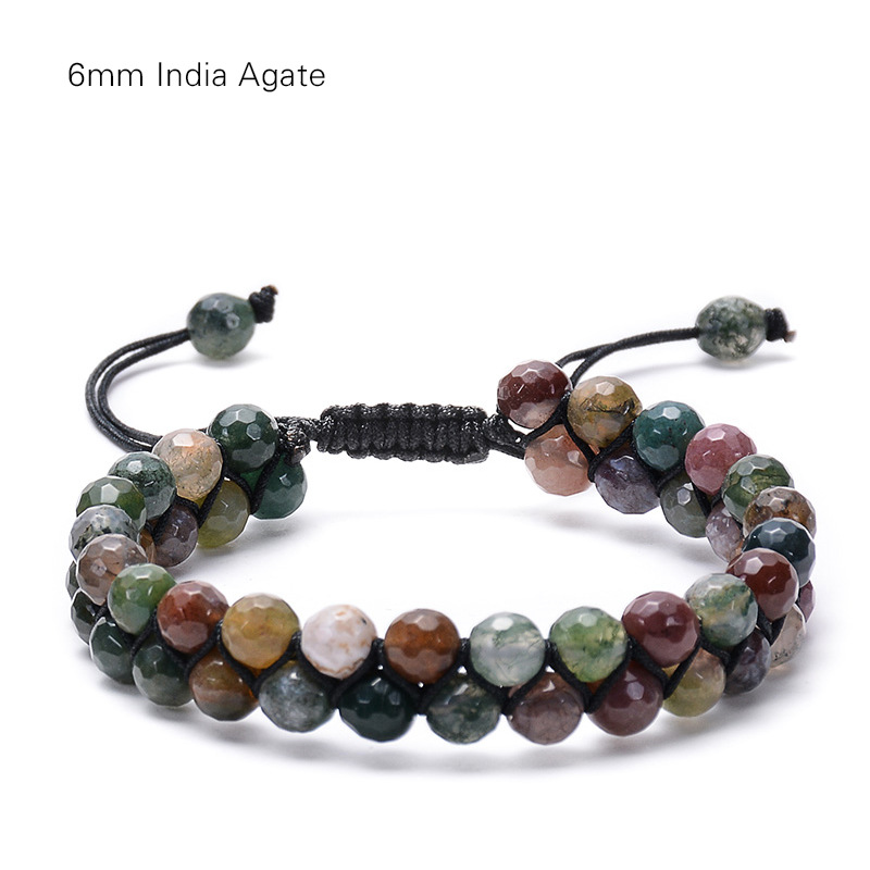 6MM-Indian agate bracelet