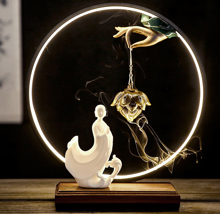 1:Bergamot hanging incense burner (Wu Zen) 43.5*14*40cm