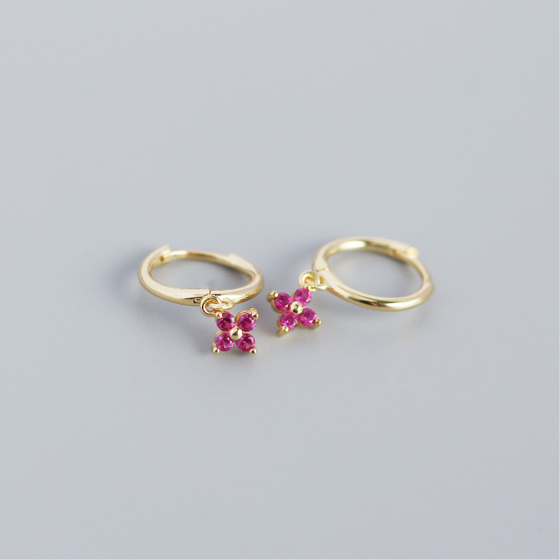  couleur or avec vintage rose zircone cubique