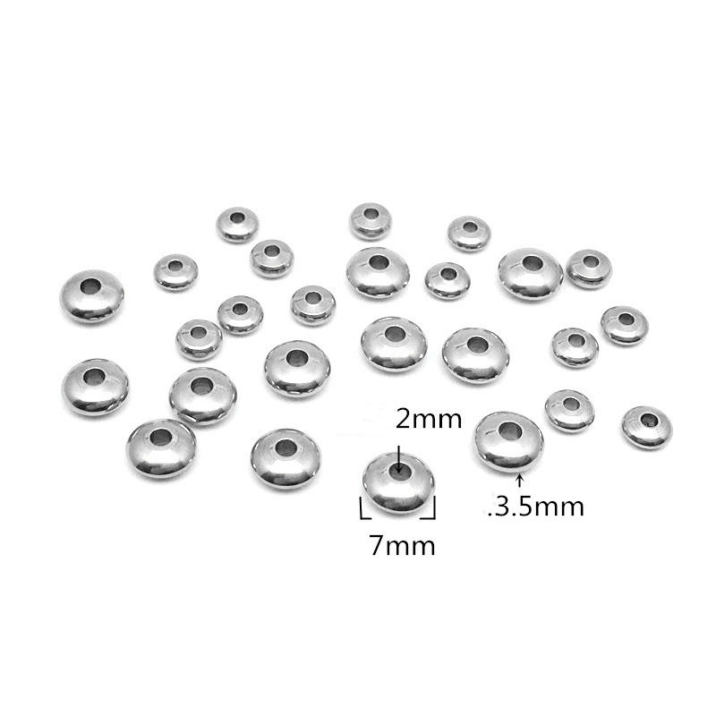 1:Steel color (outer diameter * thickness * inner hole 4*2.5*1.5mm