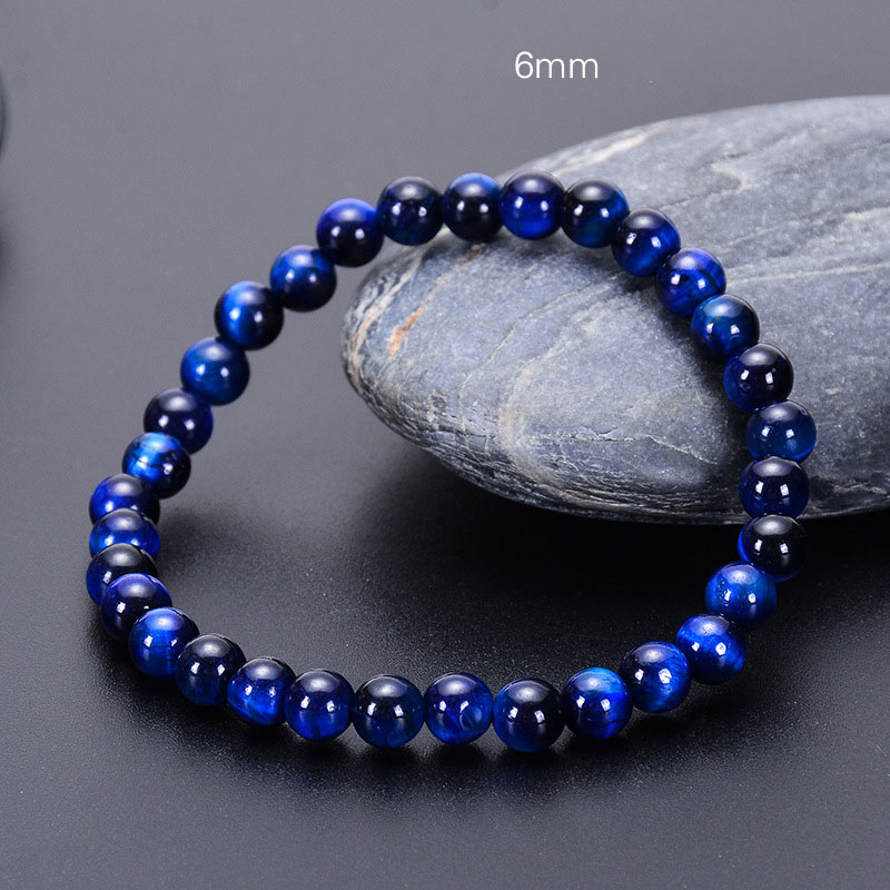 6MM-Blue Tiger Eye Bracelet