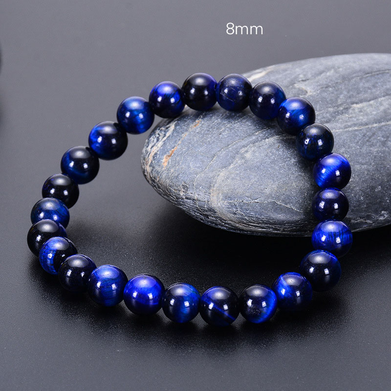 8MM-Blue Tiger Eye Bracelet
