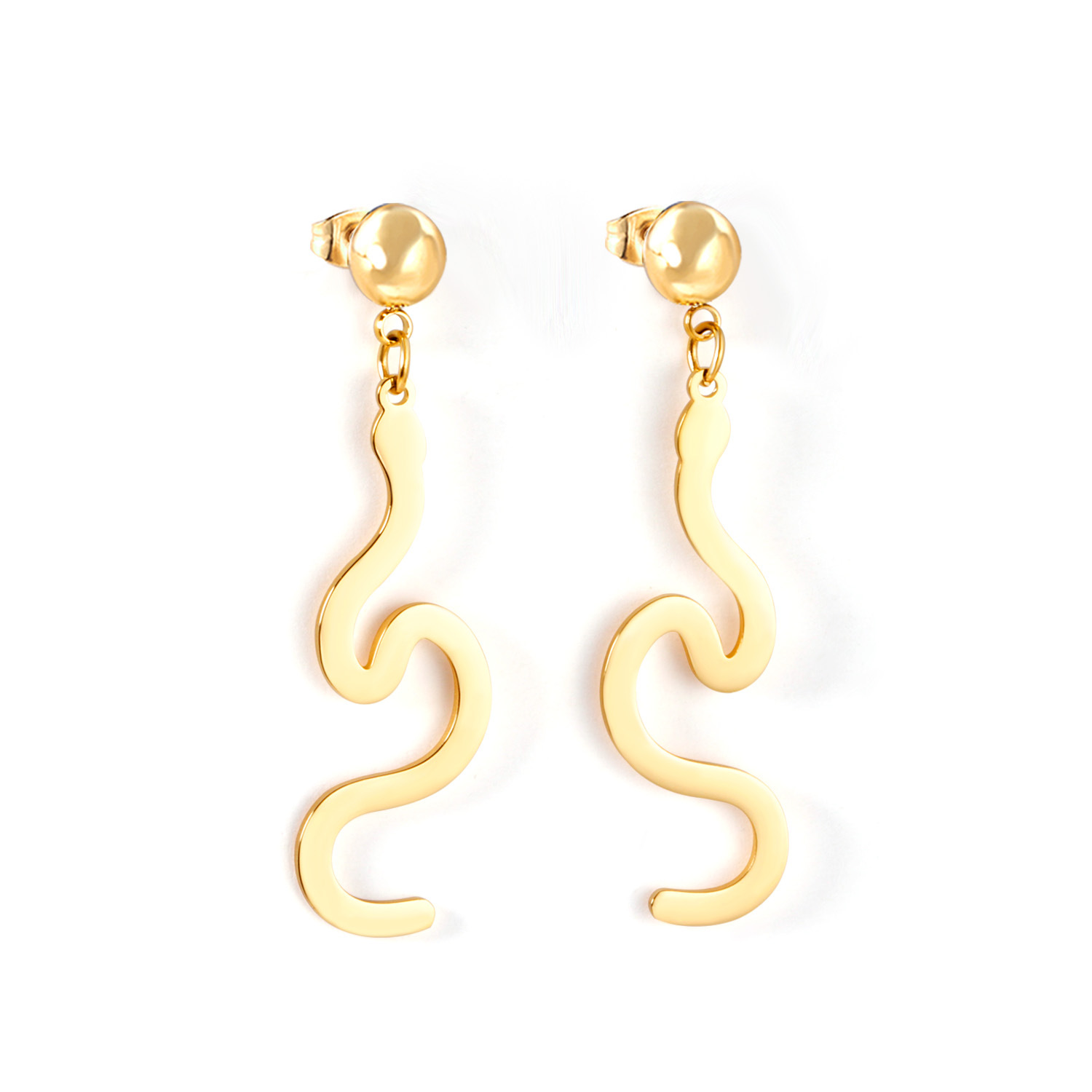 Snake earrings 11*35mm