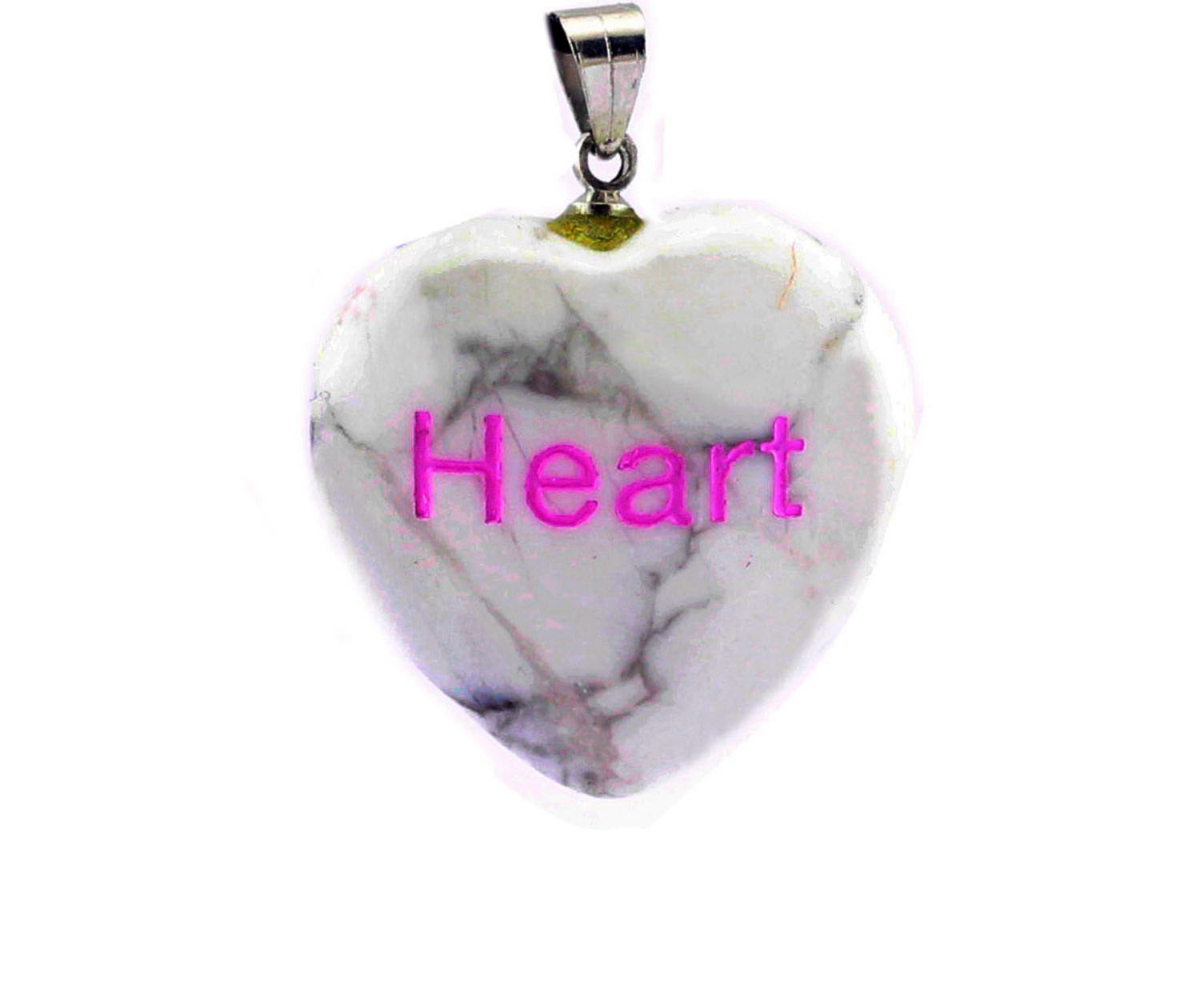 White Turquoise Heart