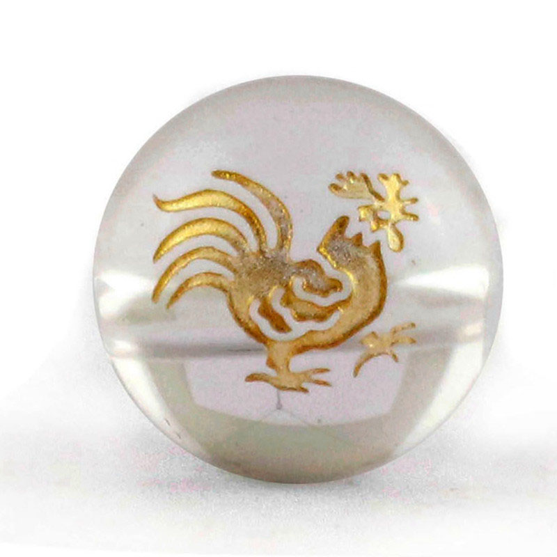 Zodiac-rooster diameter 10mm