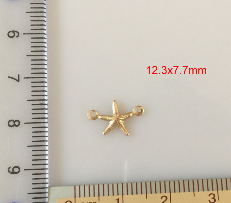 12.3x7.7mm double hole starfish
