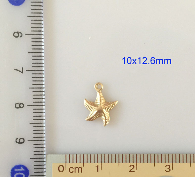 10x12.6mm single hole starfish