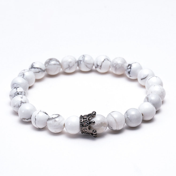 Natural White Turquoise Bracelet