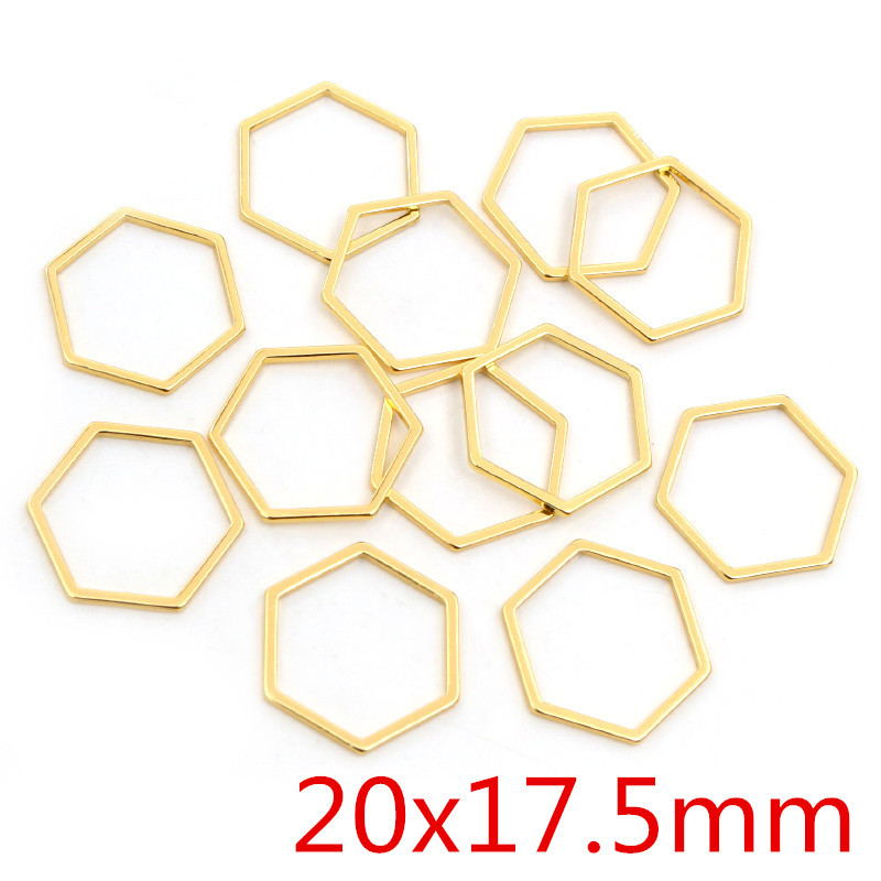 Gold - hexagon [large]