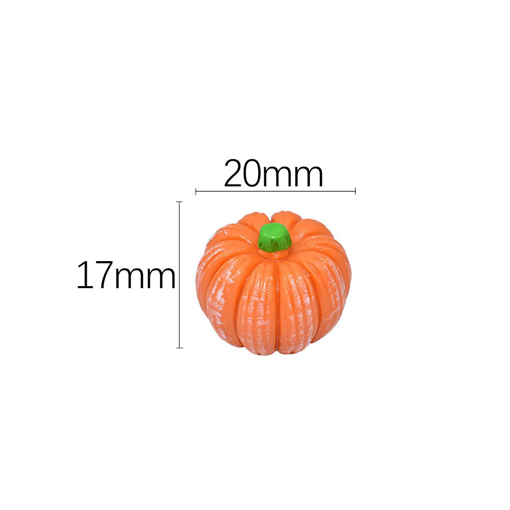 3D Pumpkin, 20x17mm