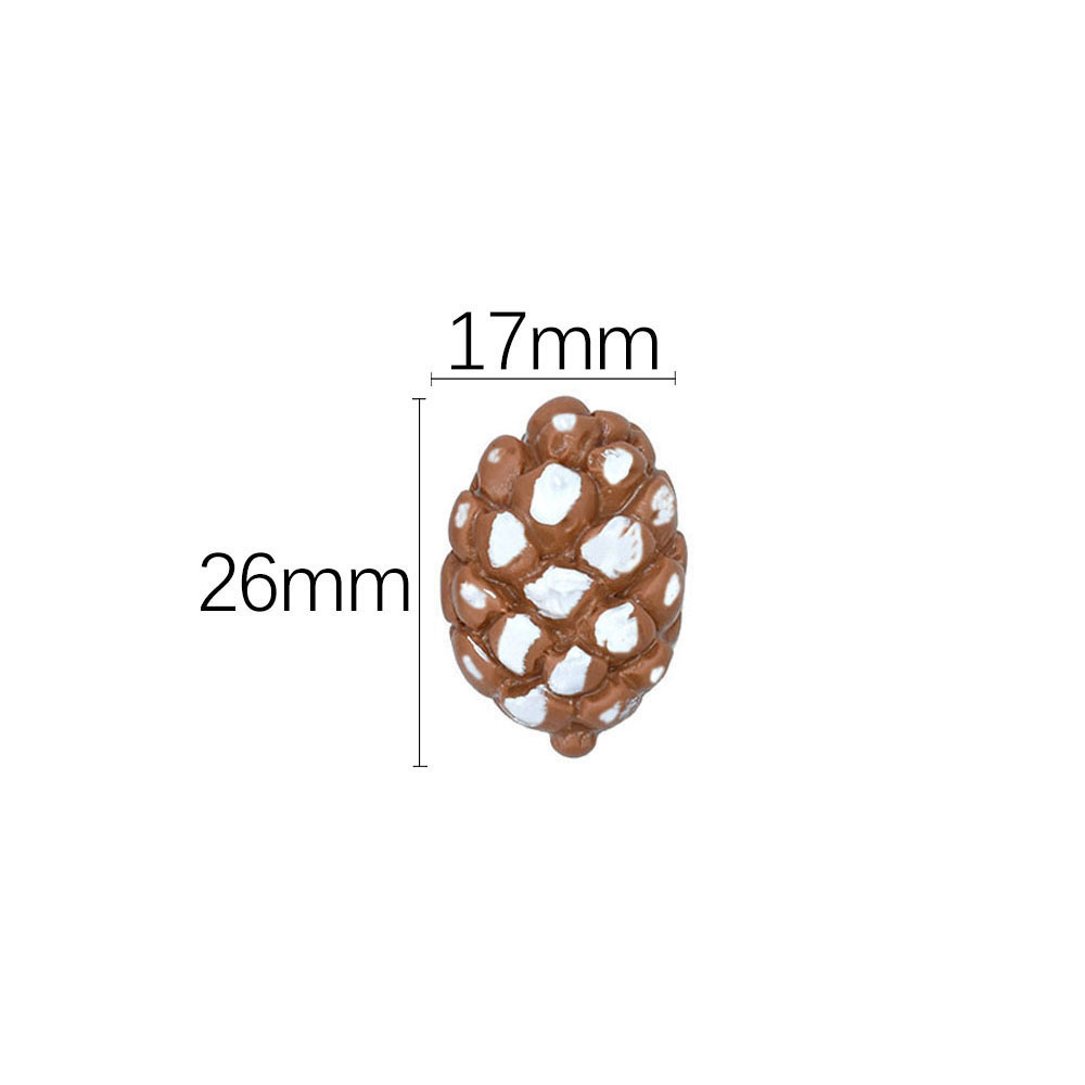 2:Small pine cone, 26x17mm
