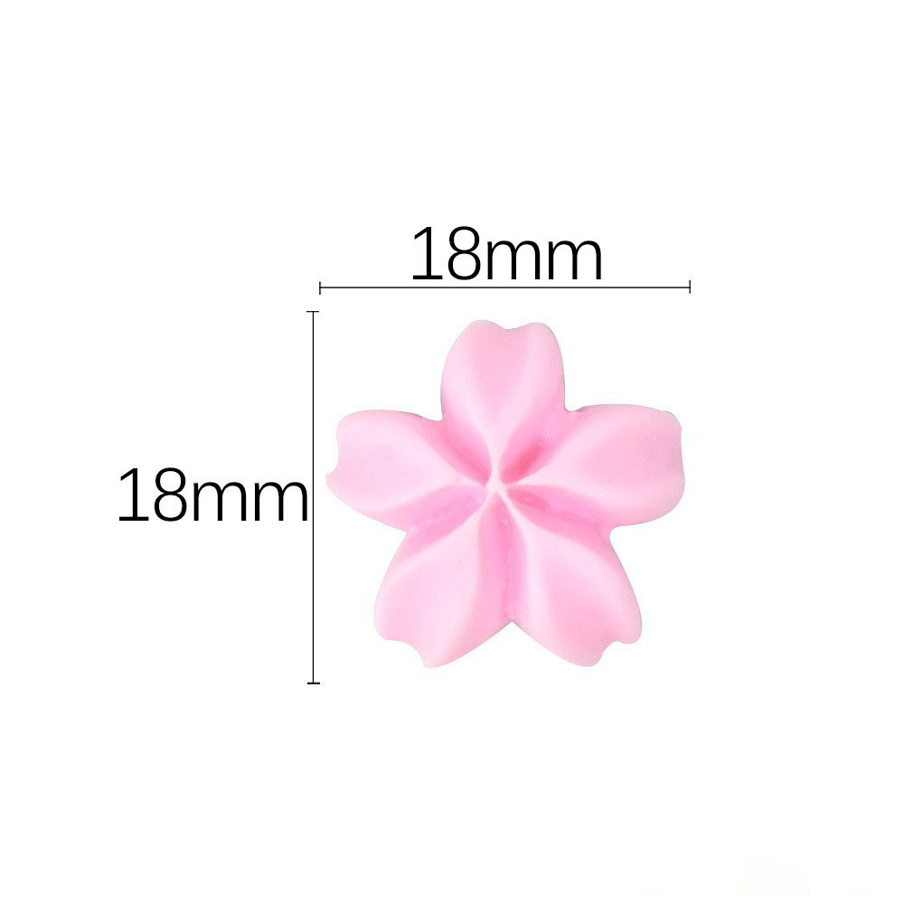 flower pink, 18x18mm