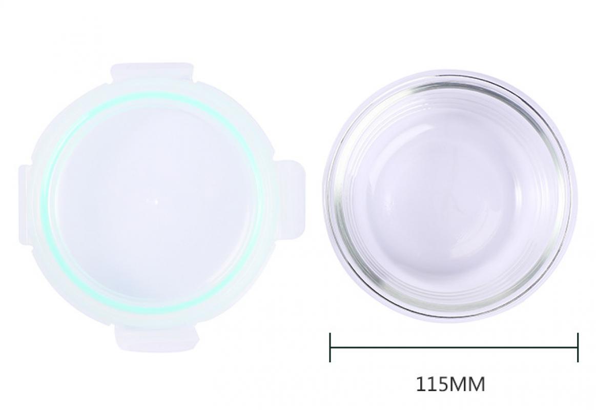 240ml round   transparent cover 115*65mm