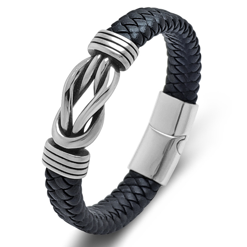 Black Leather [Steel Color] Inner Ring 185mm